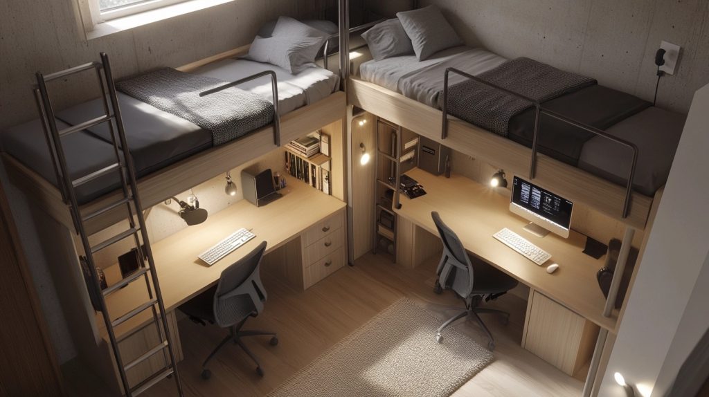 Bunks with Desks