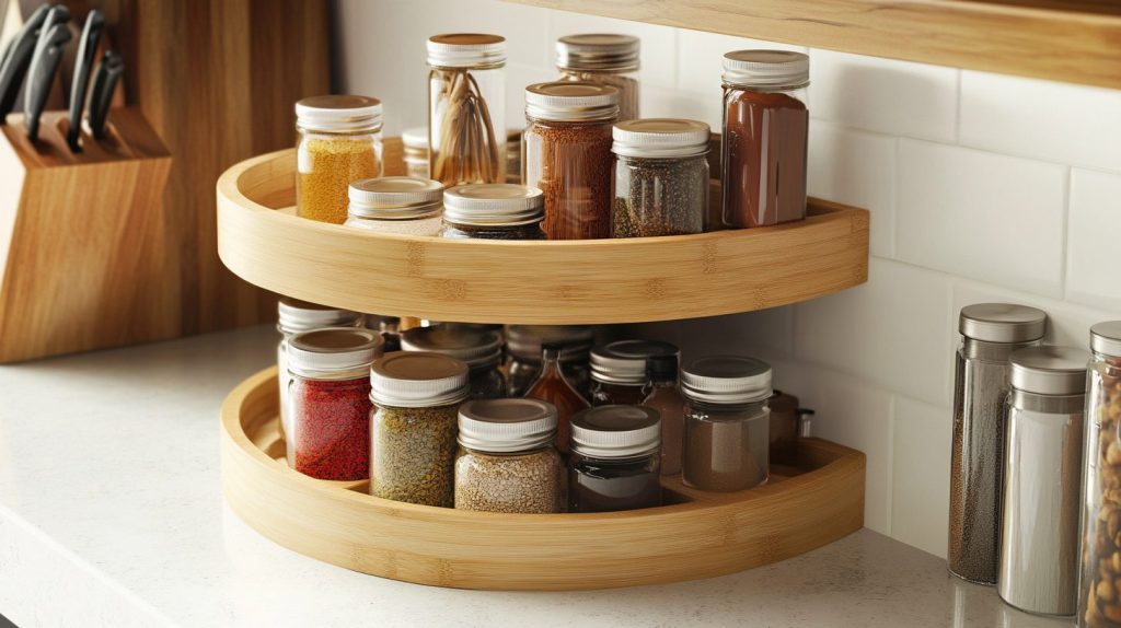 Corner Lazy Susan Organizer