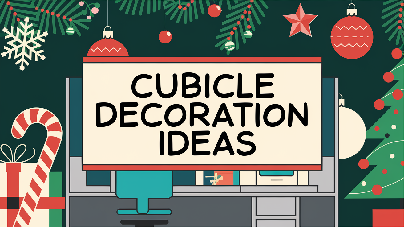 Creative Christmas Cubicle Decoration Ideas