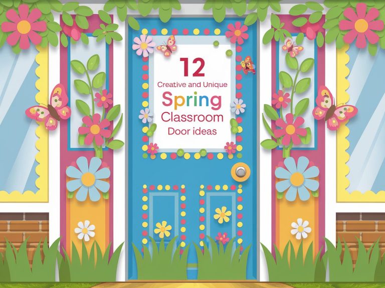 Creative and Unique Spring Classroom Door Ideas