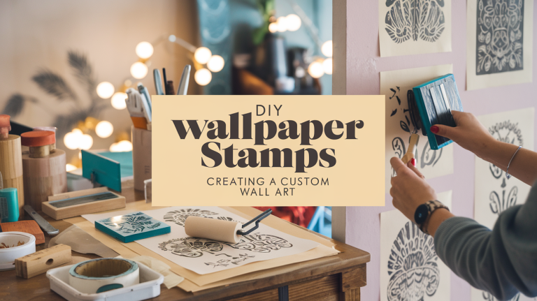 DIY Wallpaper Stamps