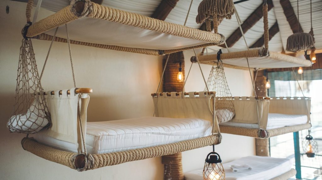 Hammock-Style Bunk Beds