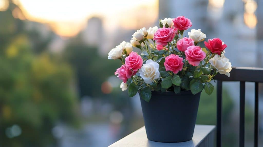 Mini Rose Garden Pot