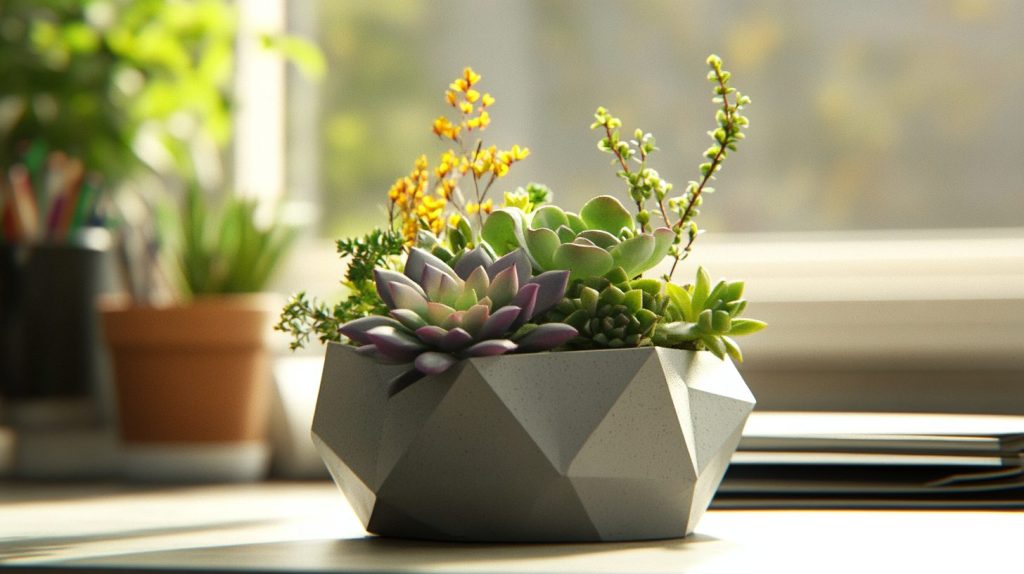 Mixed Succulent Flower Pot