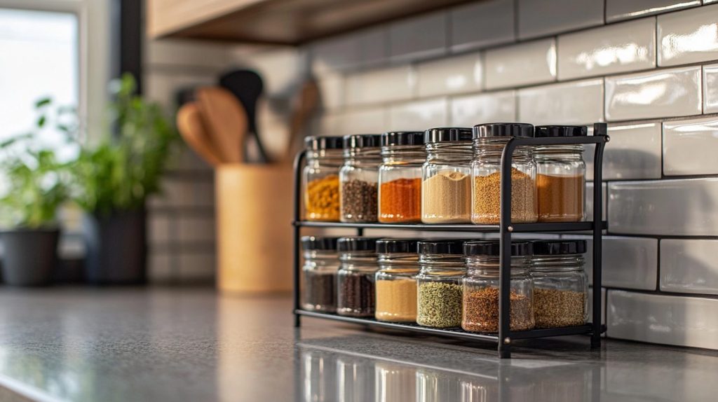 Multi-Tier Spice Rack