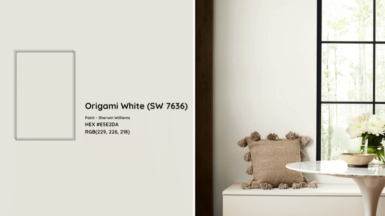 Origami White SW 7636