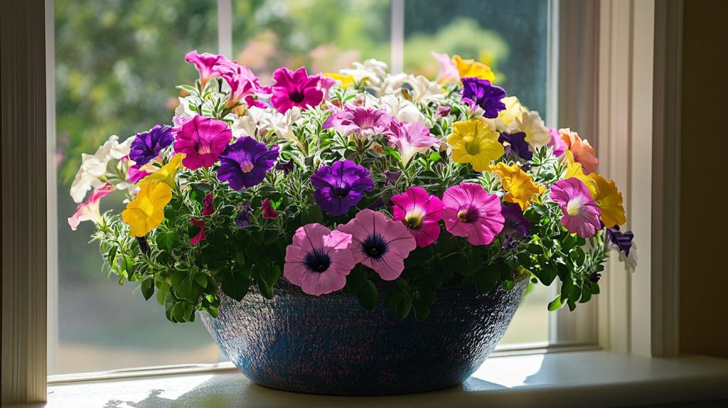 Petunia Rainbow Pot