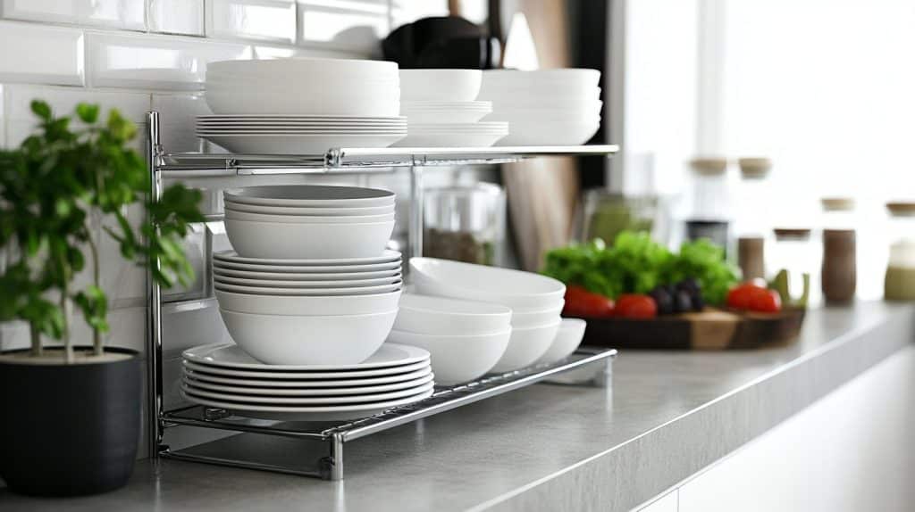 Shelf Risers for Plates