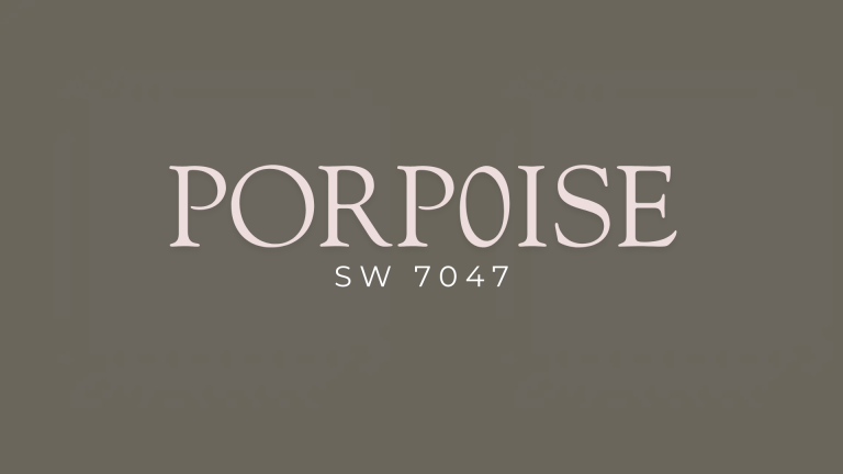 Transform Your Space with Sherwin Williams Porpoise