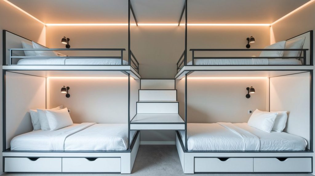 Wall-Mounted Bunks