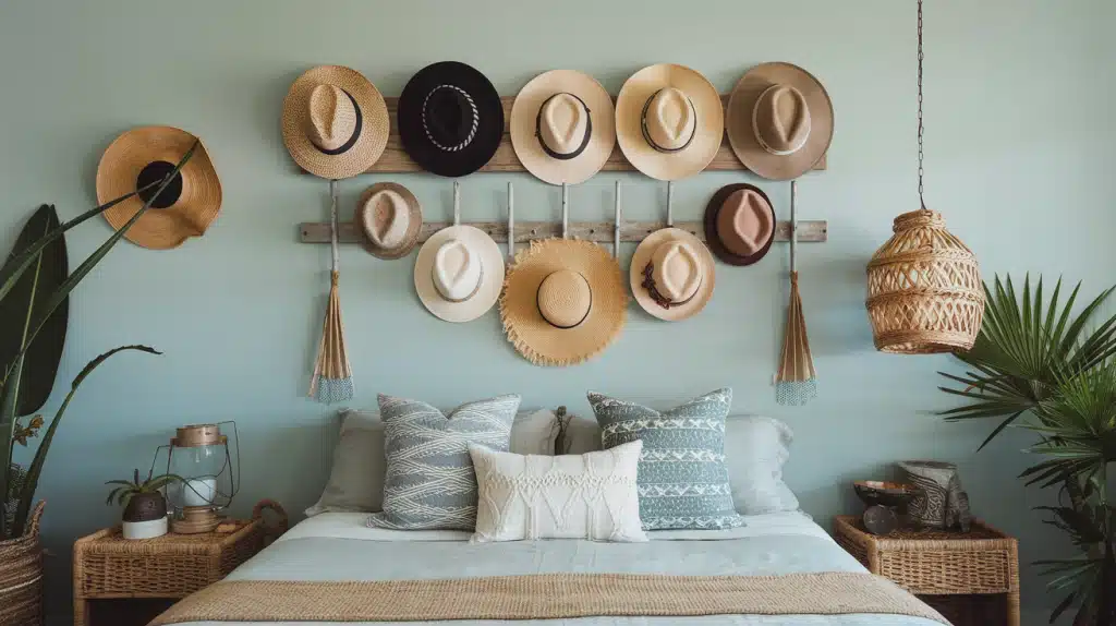 Wall-Mounted Hat Display