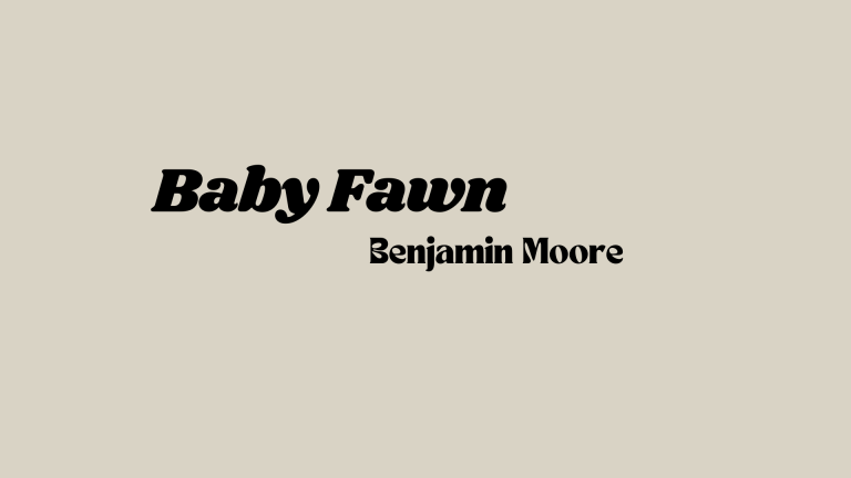 baby fawn benjamin moore