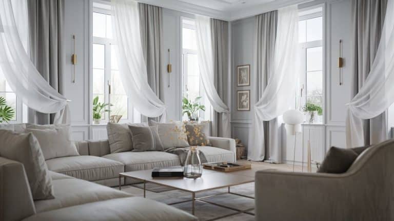 curtains for grey walls