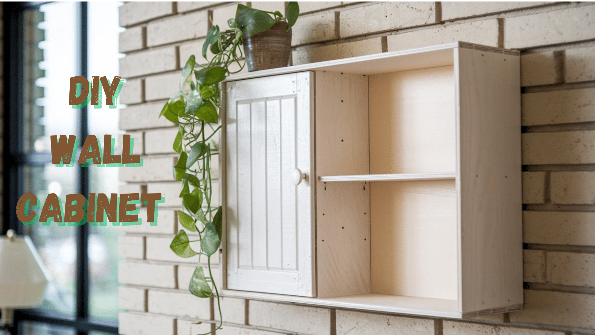 diy wall cabinet