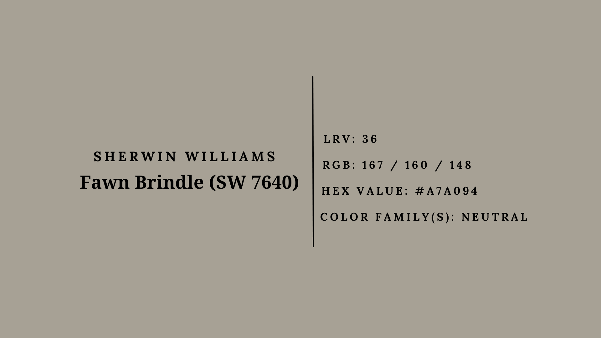 fawn brindle sherwin williams