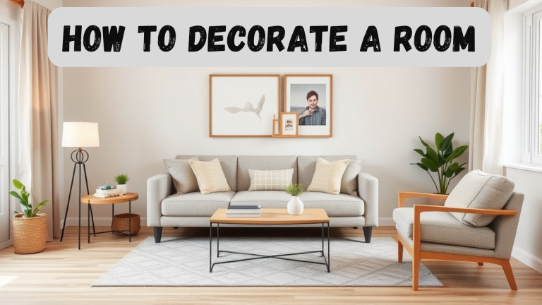 how to decorate a room