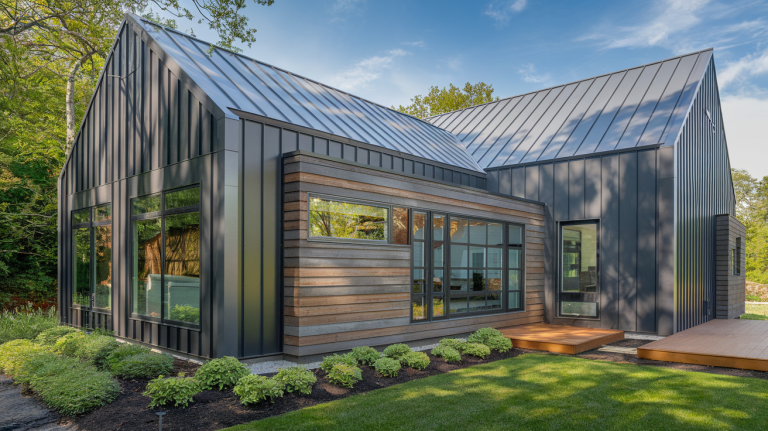 metal siding on house