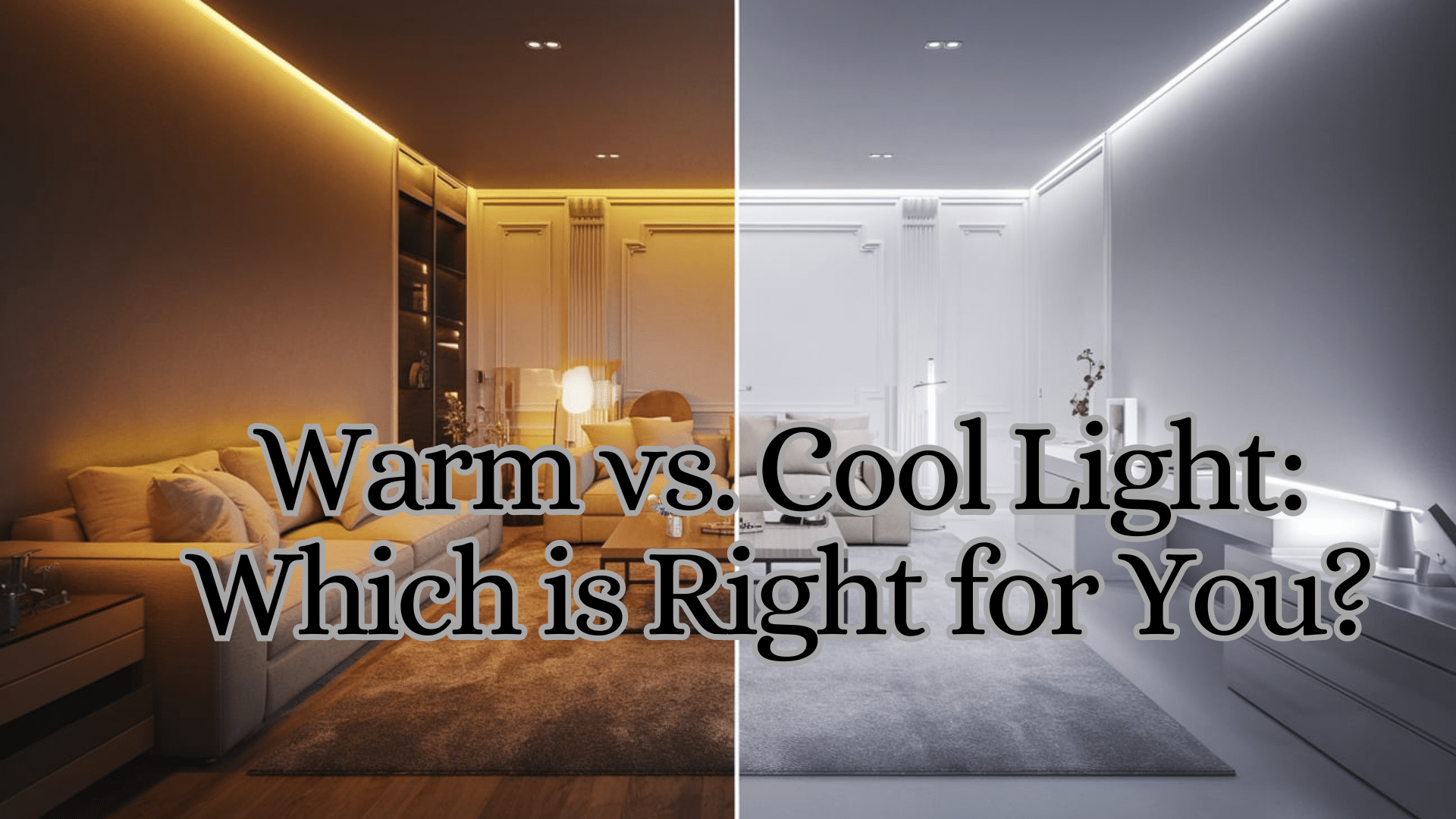 warm vs cool light