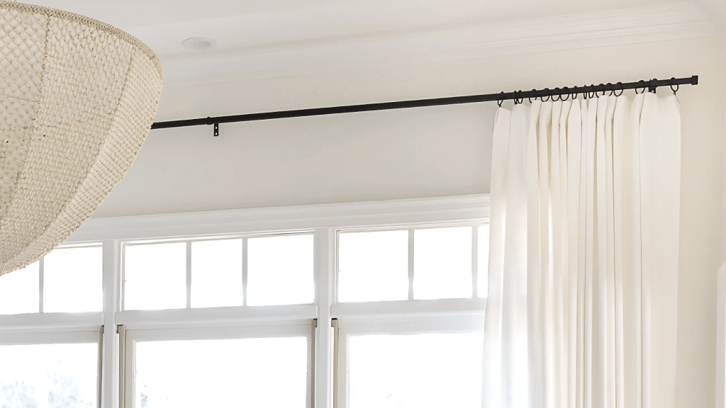 1-3 Inches Above Curtain Placement