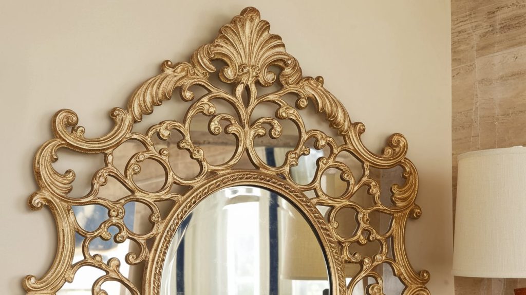 Pottery Barn Ornate Filigree Mirror