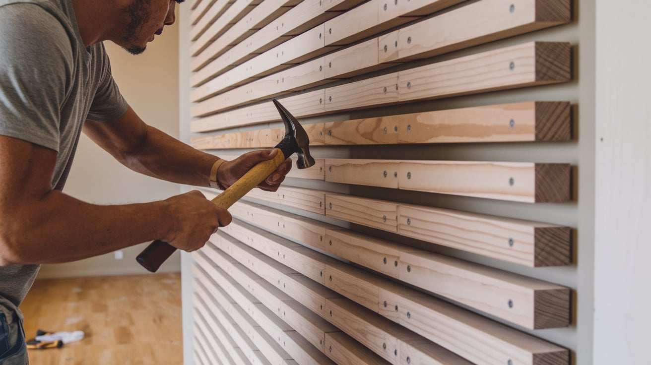 Step-by-Step Guide to Installing a Slat Accent Wall