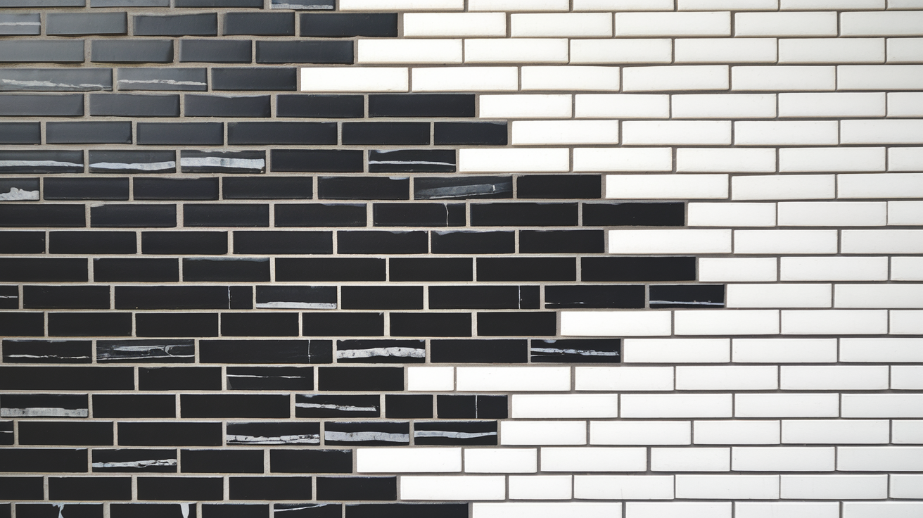 The Power of Black and White Brick Design