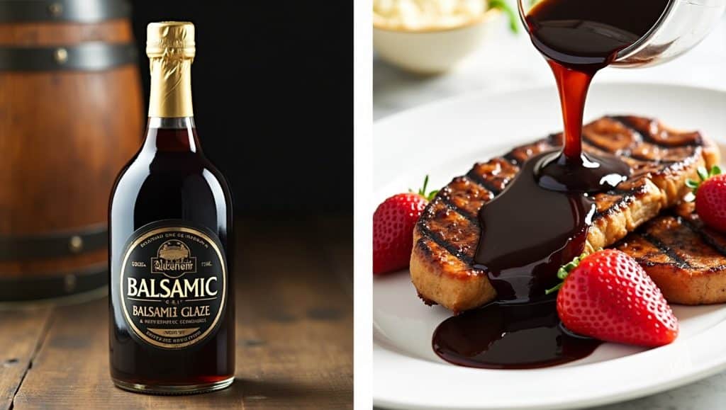 balsamic vinegar vs glaze