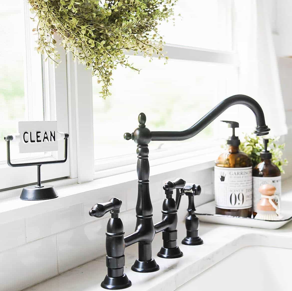 Black Farmhouse Kitchen Faucet | Old Salt Farm