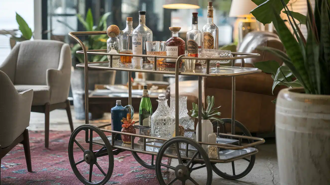 diy bar cart