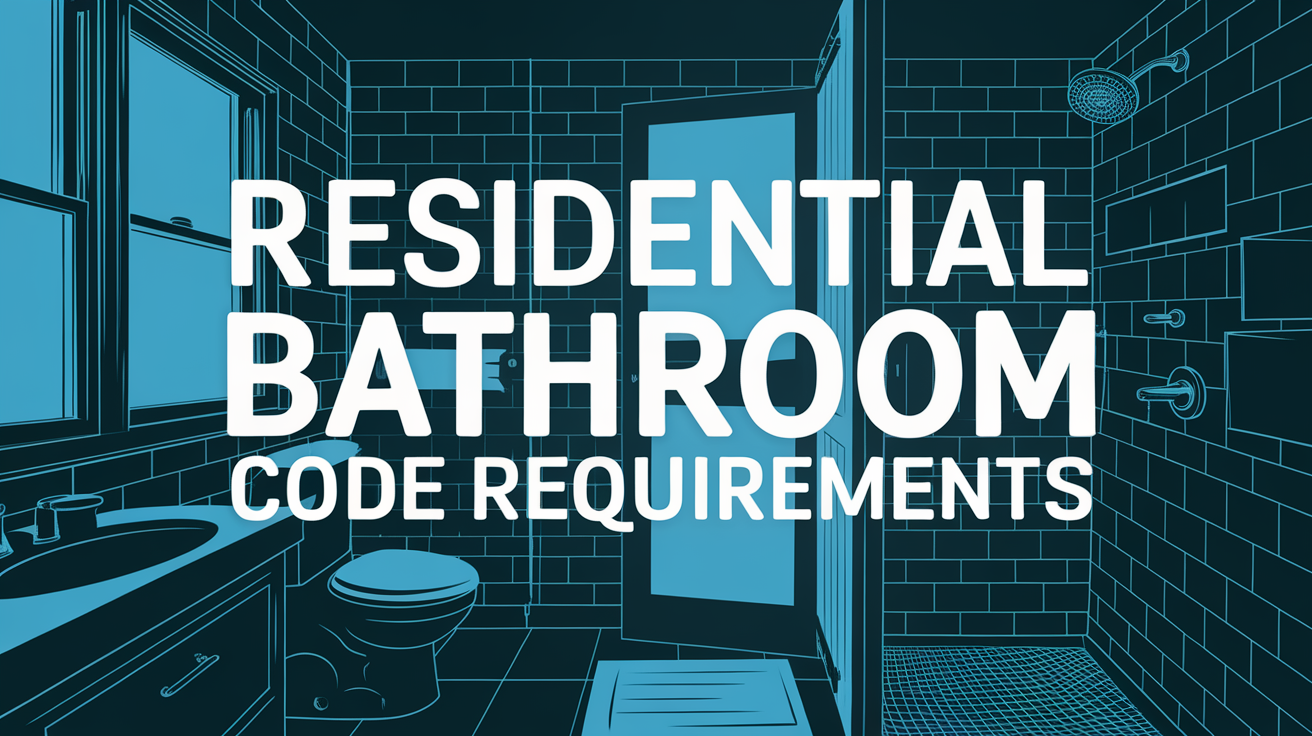 esidential bathroom code requirements