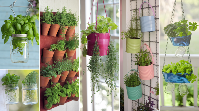 hanging herb garden