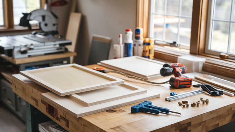 how to make shaker cabinet doors