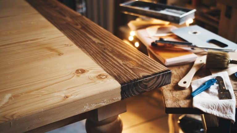 how to refinish a wood table