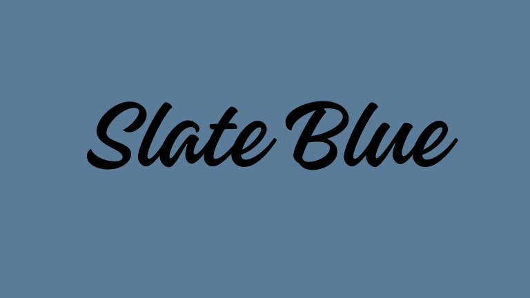 slate blue house