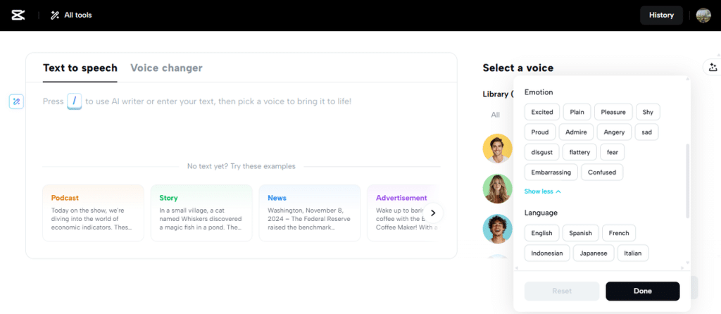Generate a social clip in one click