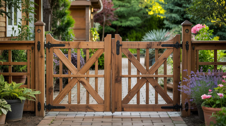 Build a Customized Wooden Gate with Easy DIY Steps