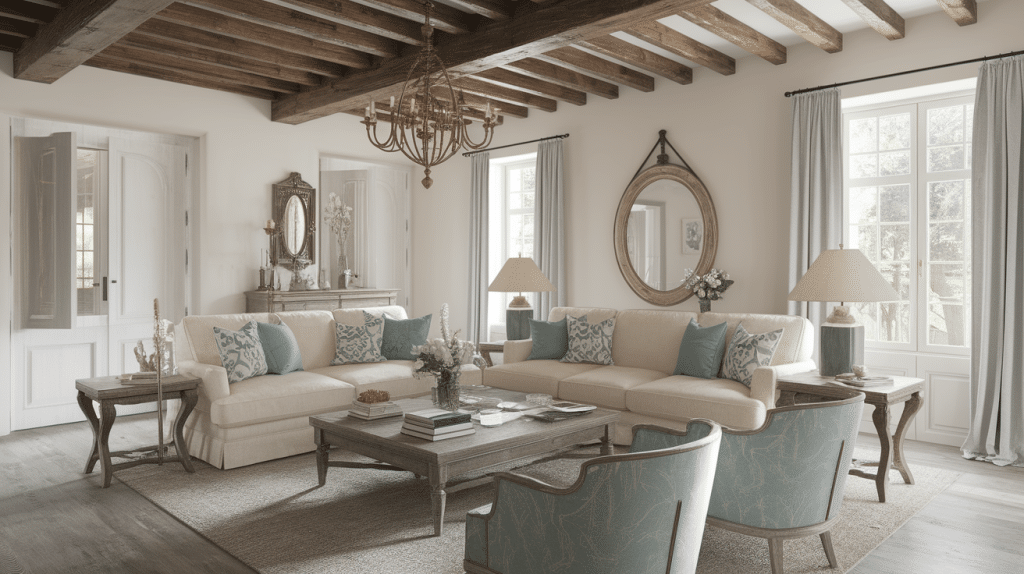 Exposed Wooden Beams