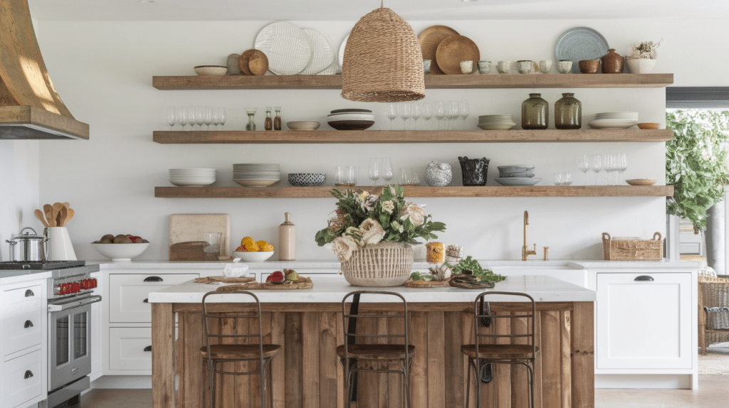 Open Shelving in Kitchen or Dining