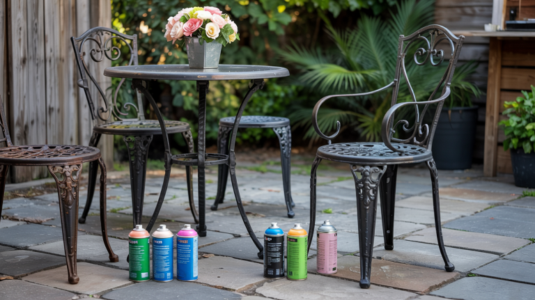 best spray paint for wrought iron furniture