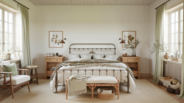 cozy farmhouse bedroom ideas