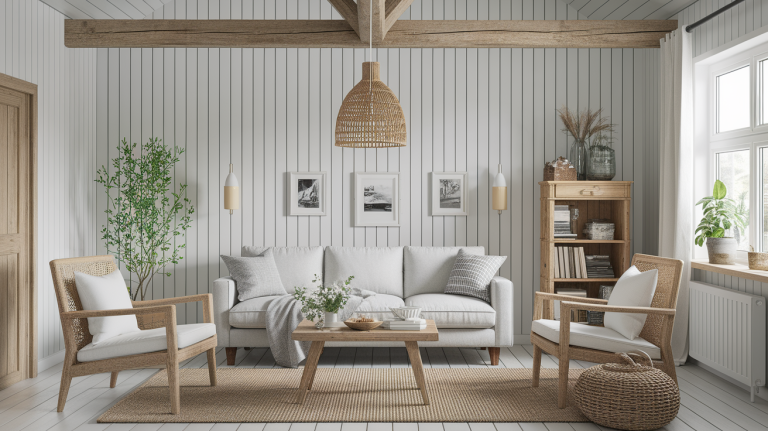 rustic scandinavian interior design
