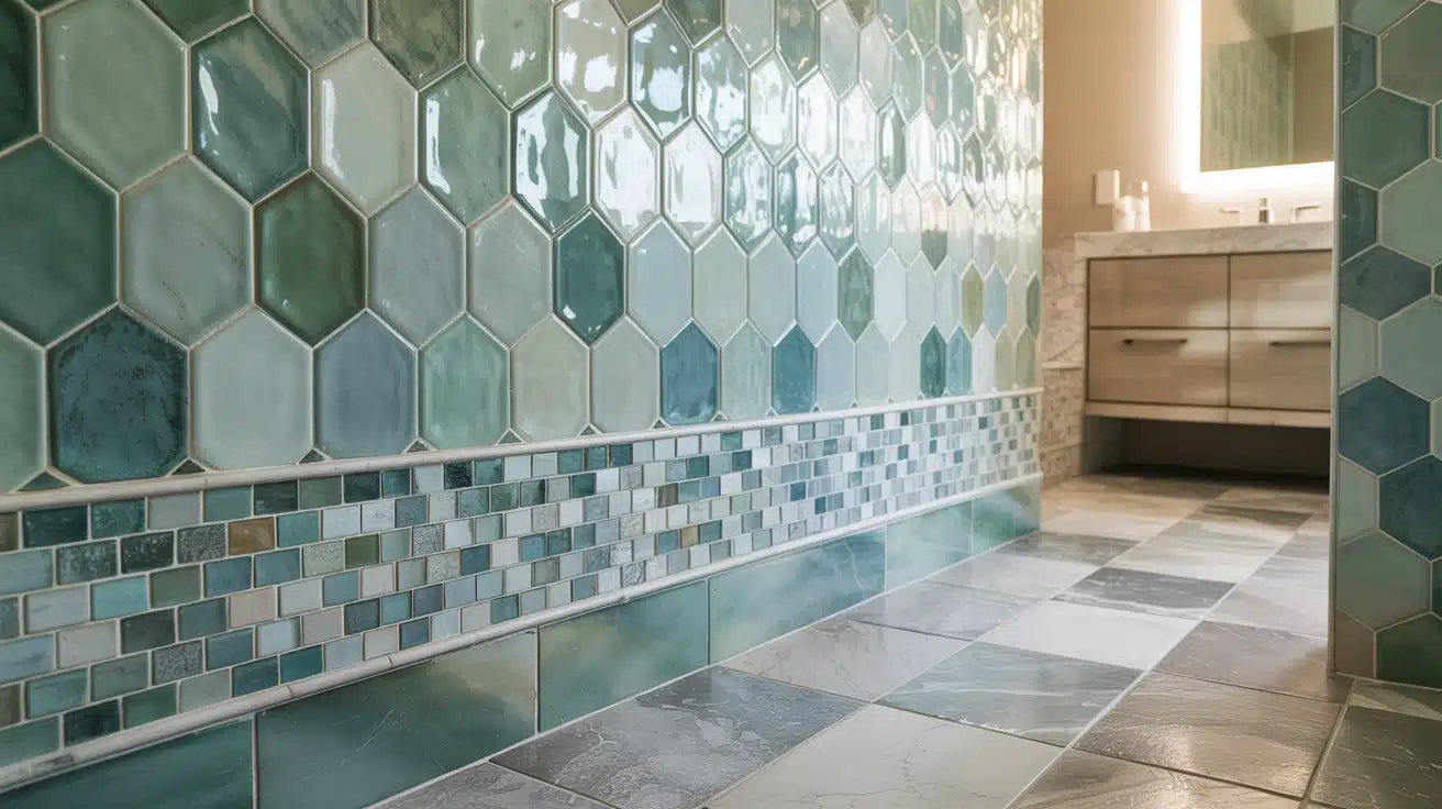 types of tiles for bathroom