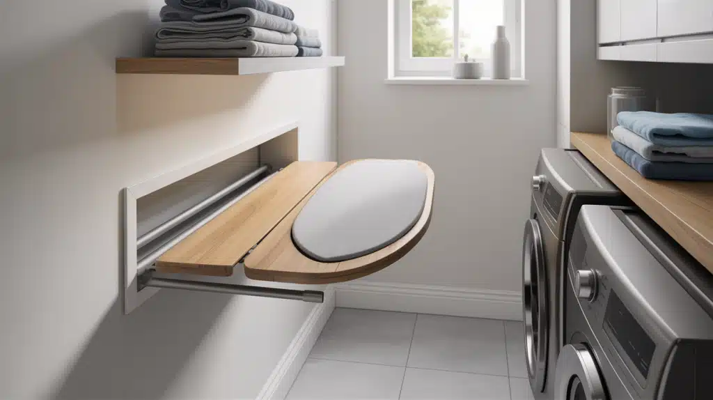  Add a Fold-Down Ironing Board