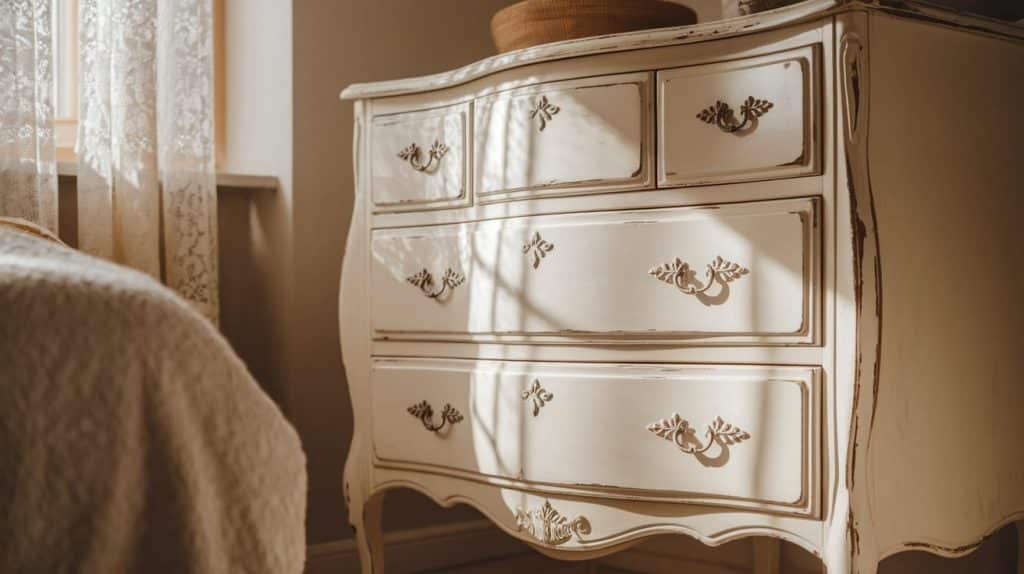 Antique Dressers with Distressed Paint