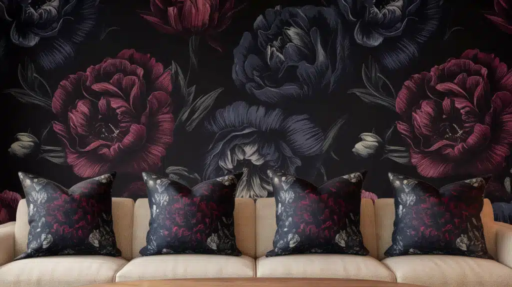 Dark Floral Prints