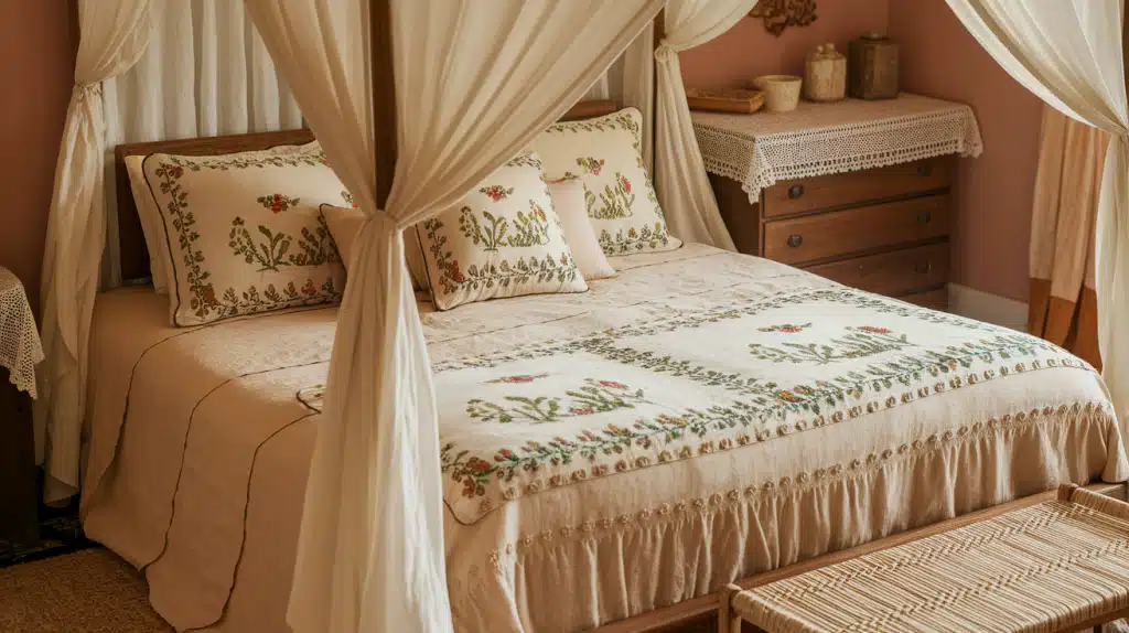 Embroidered Pillow Covers