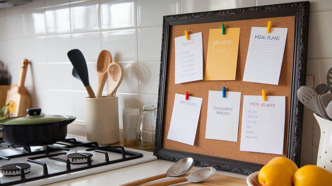 Framed_Bulletin_Board_for_Recipes