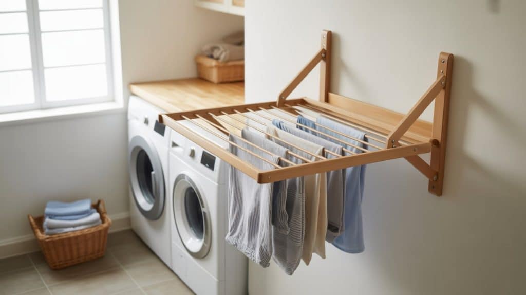 Hang a Drying Rack on the Wall