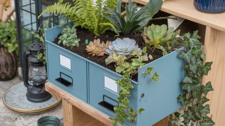 How to Turn a Filing Cabinet Into a Creative Planter