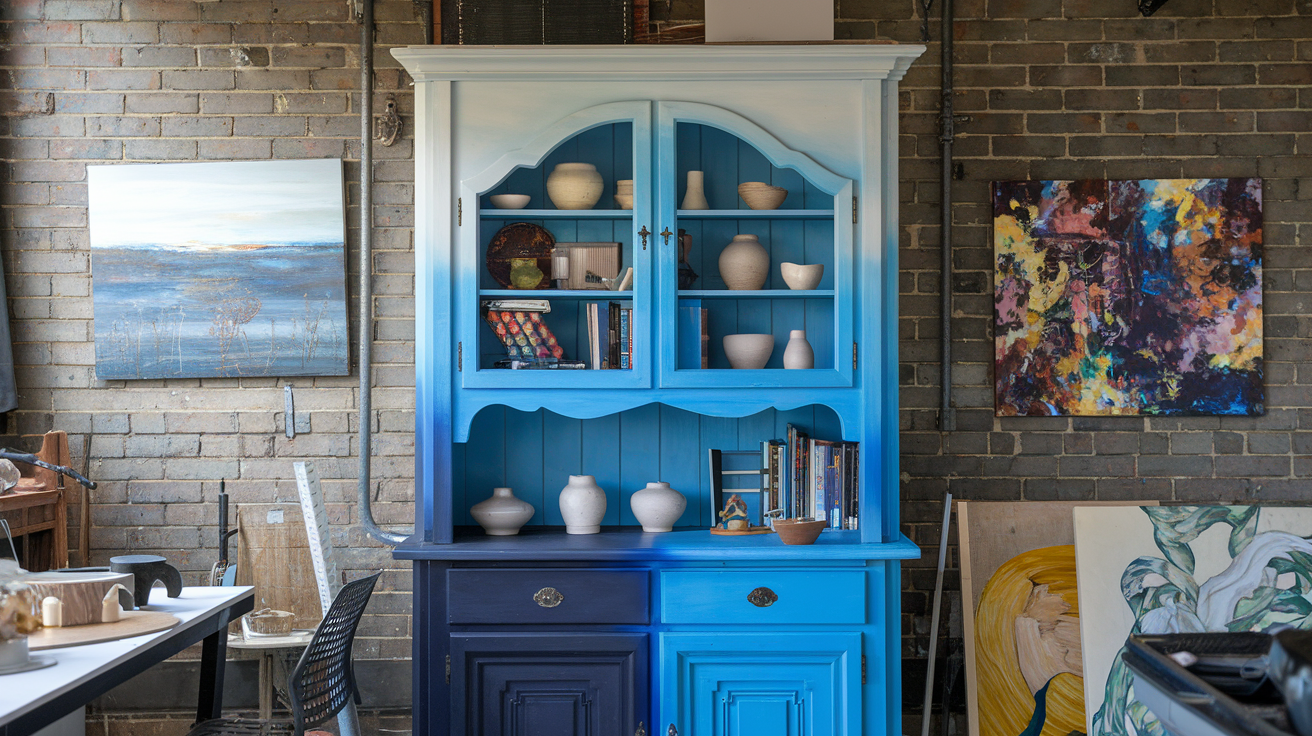 Ombre_Blue_Painted_Hutch